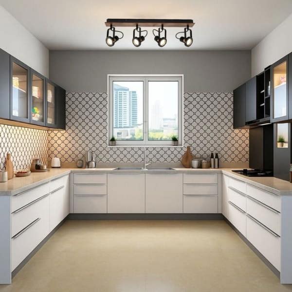 COSYLYTE Riverton 4 Light Matt Black Spotlight
