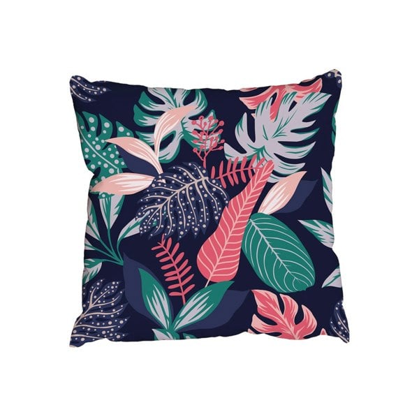 Benjamin Tate Design Painted tropical exotic leaves (Outdoor Cushion)