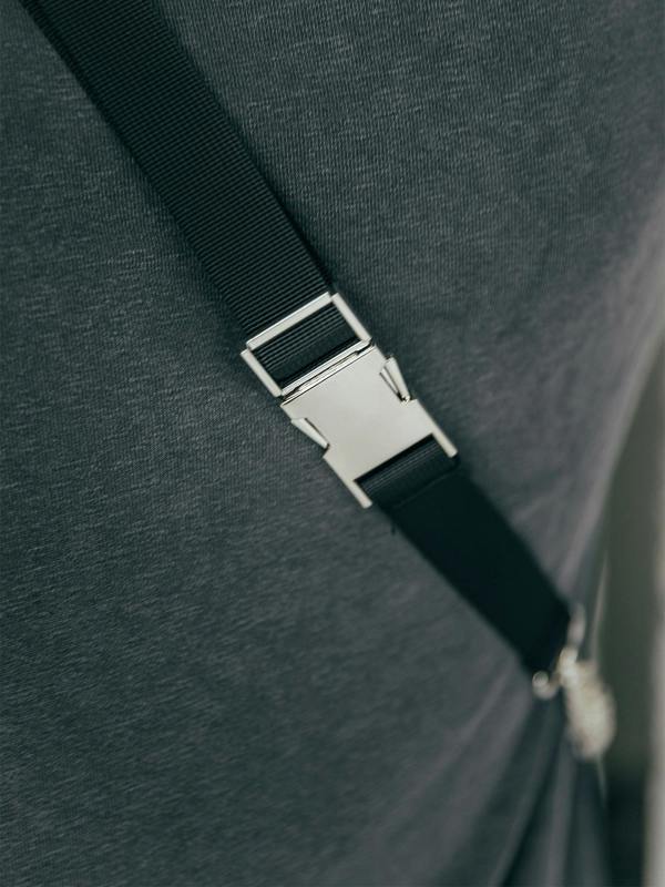Maxim PU Leather Cross Body Bag In Black - svnx