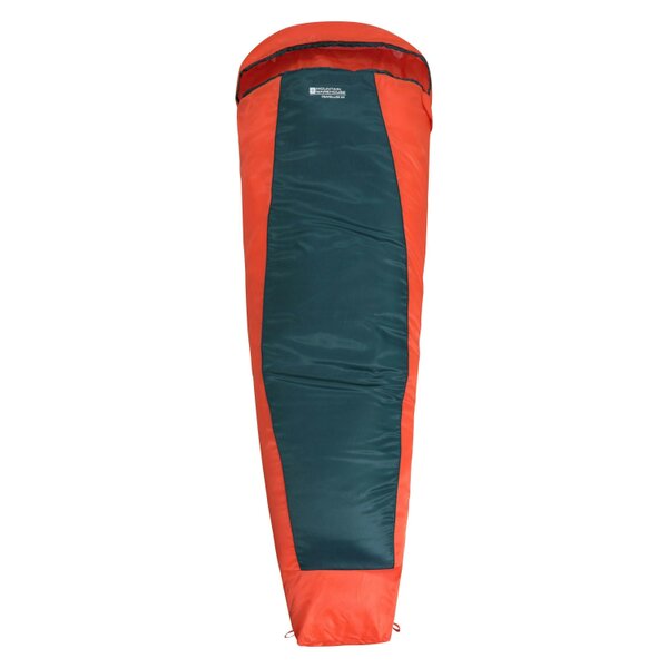 Mountain Warehouse Traveller 50 Summer Lightweight Mummy Sleeping Bag - Yellow - 200cm