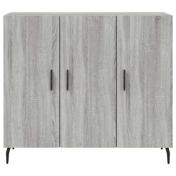 Berkfield Sideboard Grey Sonoma 90x34x80 cm Engineered Wood