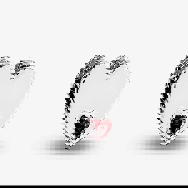 Rosa Lea Red Offset Heart Charm AM-2THB005904-Red