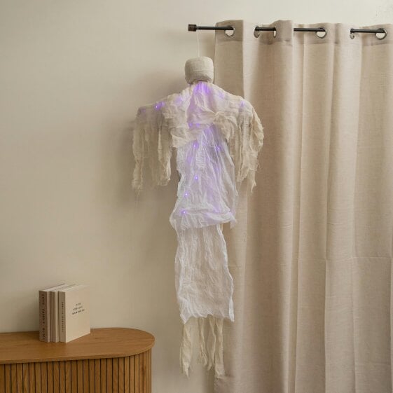 Samuel Alexander 1.47m Light Up Hanging Halloween Mummy with Purple LEDs
