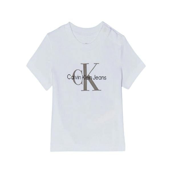 Calvin Klein Baby Monogram Regular T-Shirt - White - 