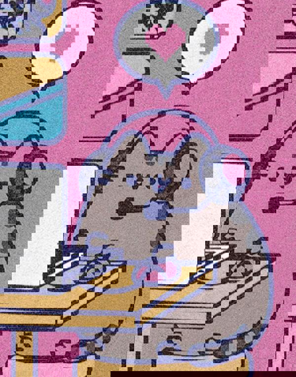 Pusheen Girls Grey Weekend Plans Short Sleeved T-Shirt