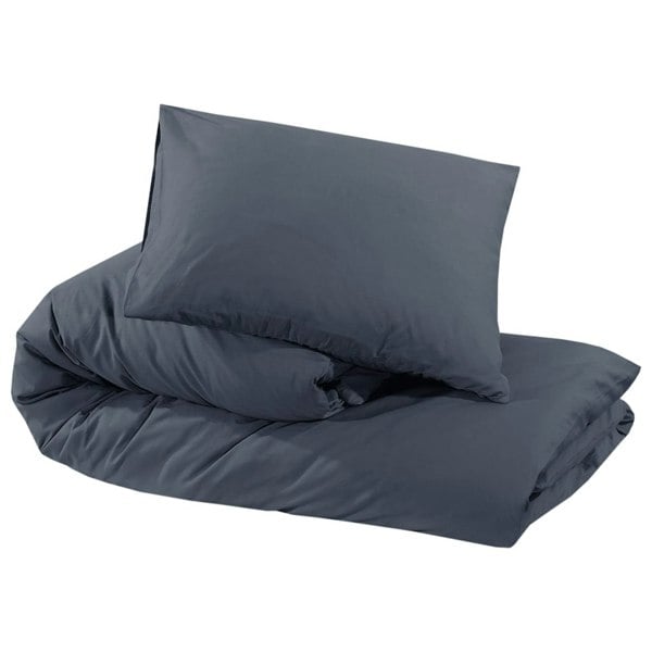 Berkfield Duvet Cover Set Anthracite 240x220 cm Light-weight Microfiber