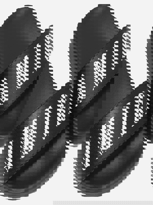 Amiri Kids Logo Sliders in Black