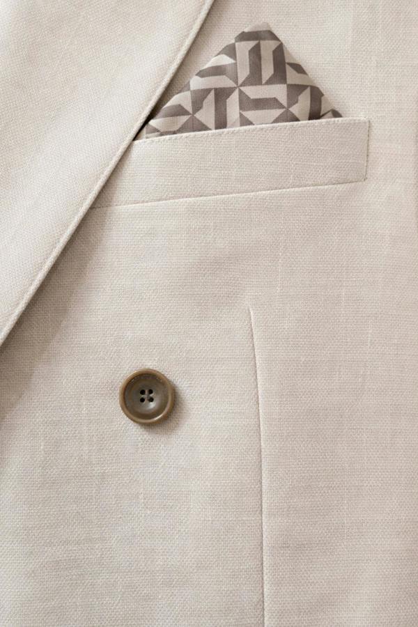 Harry Brown London Giacomo Slim Fit Double Breasted Suit Jacket