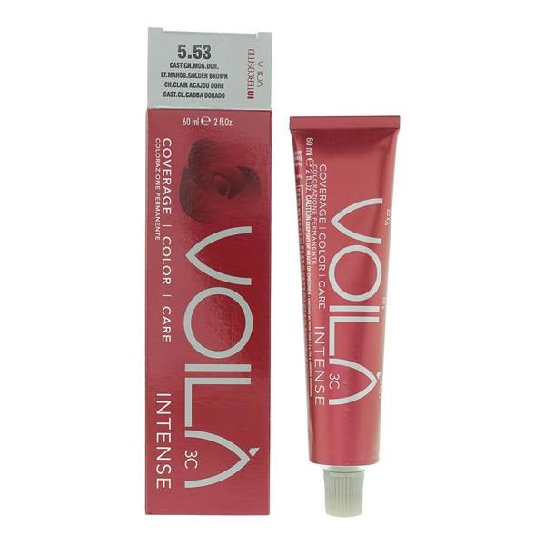 Intercosmo Voila 3C Hair Colour 60ml - 5.53 Light Mahogany Golden Brown