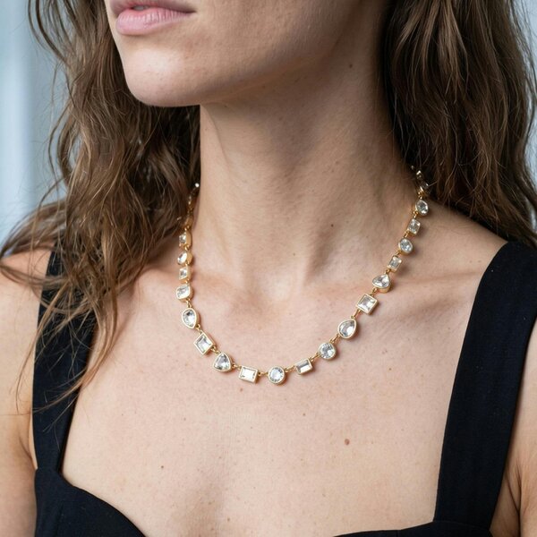 Uchi & Soto Kin Mixed Stone Gold Necklace