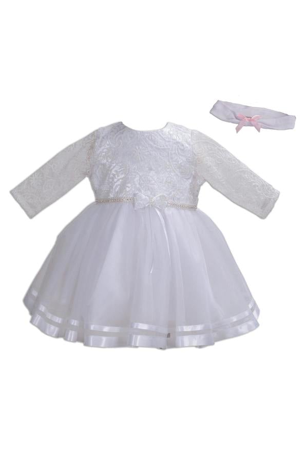 Cinda Lace Dress and Headband Set