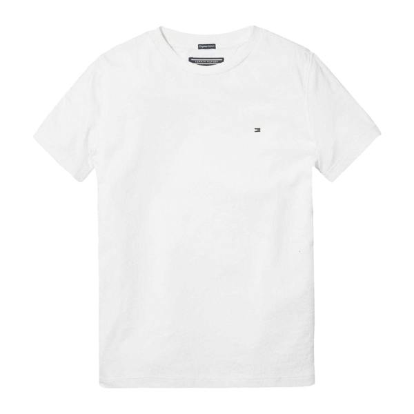 Tommy Hilfiger Childrens/Kids Original Embroidered Logo T-Shirt - White - 