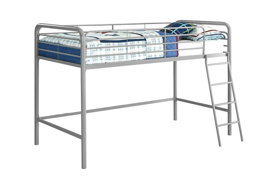 Dorel Home Midsleeper Bunk Bed Silvergrey - Single