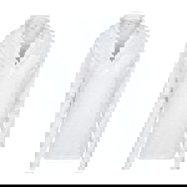 Mountain Warehouse Womens Brae Relaxed Fit Polo Shirt - White