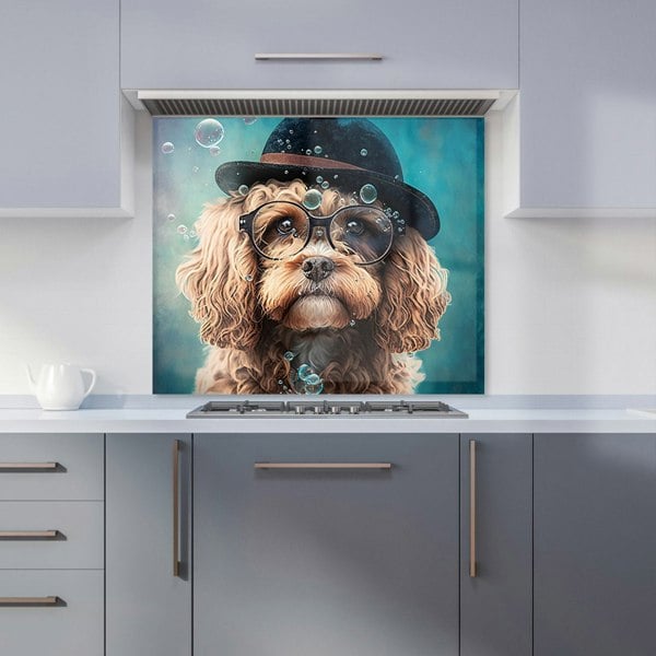 Warren Reed - Designer Cavapoo Dog Splashart Kitchen Splashback