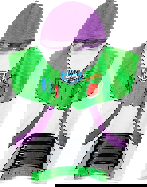 Disney Boys Multicoloured Buzz Lightyear Poncho Towel (One Size)