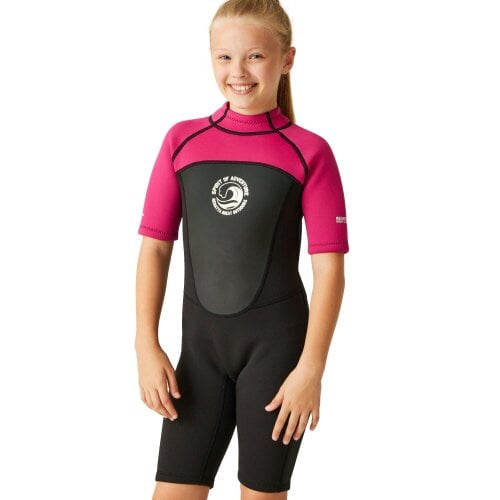 Regatta Kids Shorty Wetsuit - Black Duchess/White