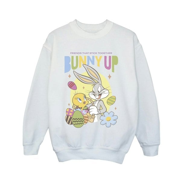 Looney Tunes Boys Bunny Up Sweatshirt - White