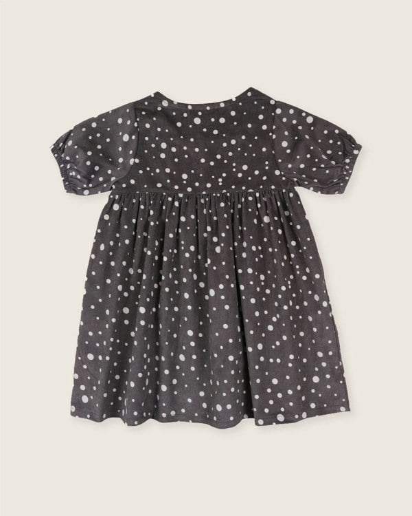 Grey Abstract Spot Print Dress - image 5