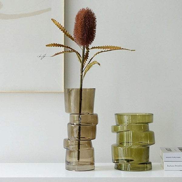 A Set Of Two Costa Glass Vases, Decorations-Rit Concept-Rit Concept