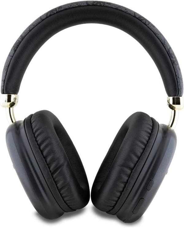 Guess PU Leather 4G Triangle Logo Wireless Headphone Black - GUBHK1P4TPK