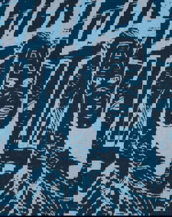 Marvel Mens Blue Captain America Short Sleeved T-Shirt