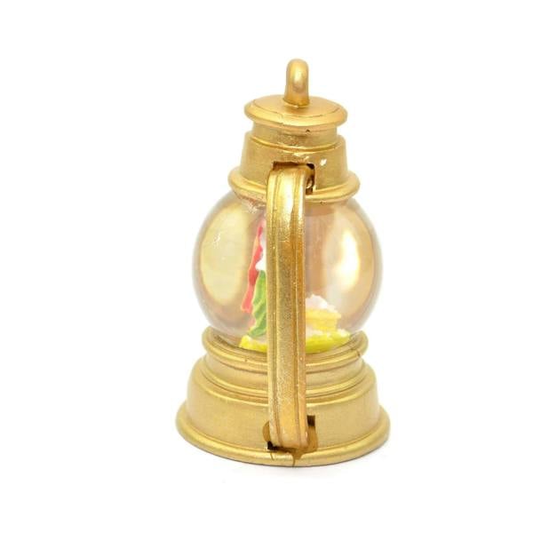 Small Gold Christmas Snow Globe Decoration with Nativity Scene in Lantern Style image 5