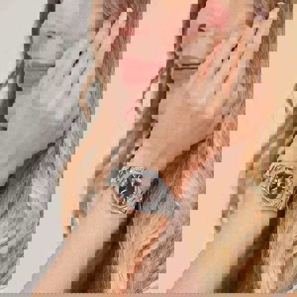 Sekonda Ladies Octaire Brown Dial Crystal Set Bezel Watch 40723