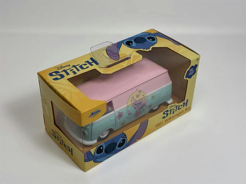 MCSlots Stitch 1961 Volkswagen VW Bus 1:32 Scale Jada 36358