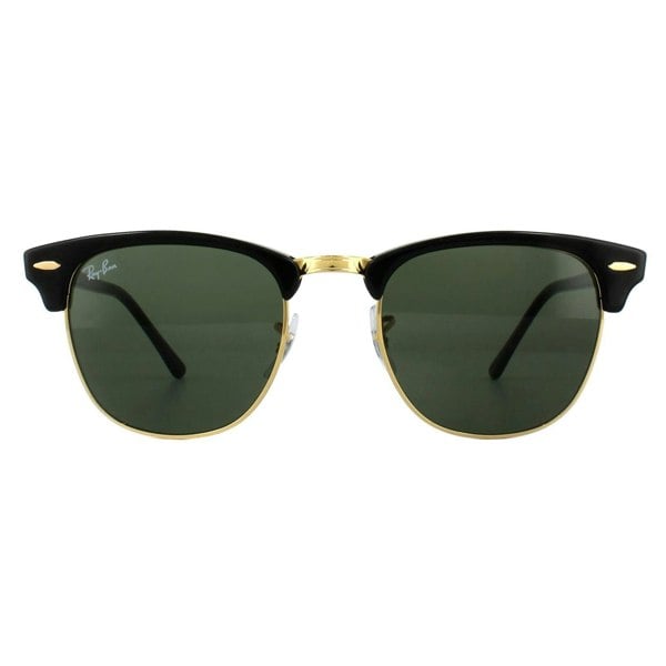 Ray-Ban Sunglasses Clubmaster 3016 W0365 Black Green G-15 Large 51mm