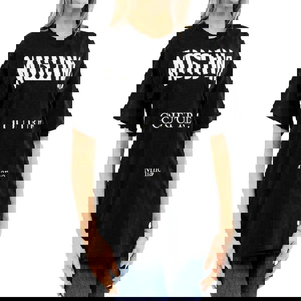 Moschino Mens Couture Milano T-Shirt - Black - 