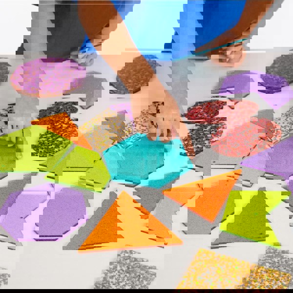 tickit Rainbow Glitter Shapes