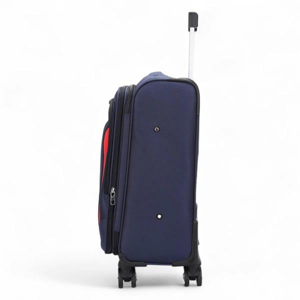 Infinity Luggage Soft Cabin Suitcase 36.5 x 23.5 x 58 cm Nylon 900D Suitable Integrated Lock for Easyjet, Ryanair, Wizzair