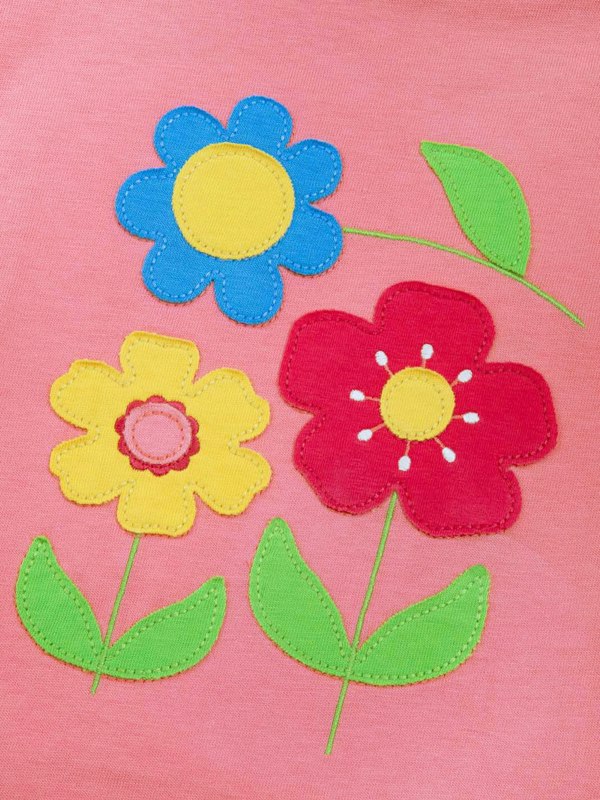 Kite Girls Organic Flower Power T-Shirt