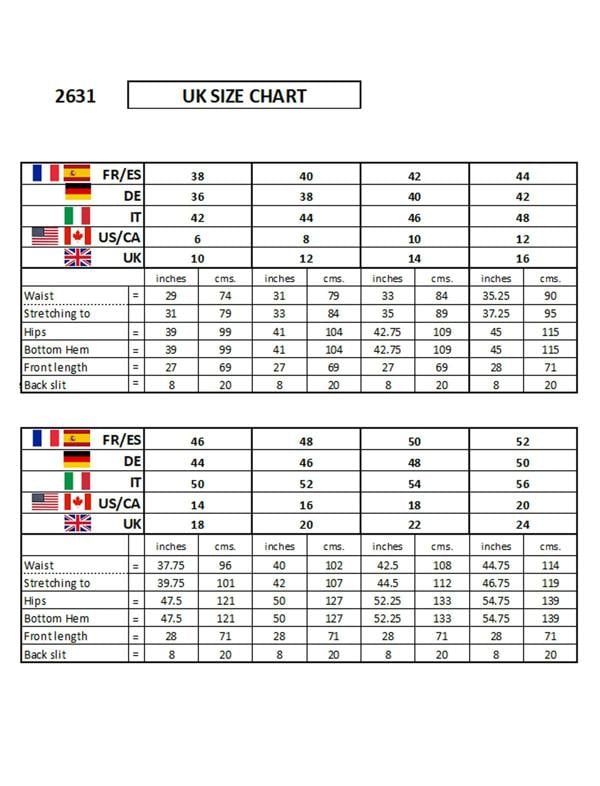 Paulo Due Women's Tailored Midi Pencil Skirt