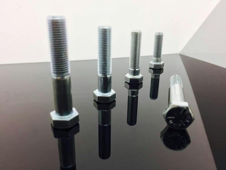 Fixaball UNF 1/4" Hex Bolt Set Screws High Tensile 8.8 Zinc BZP