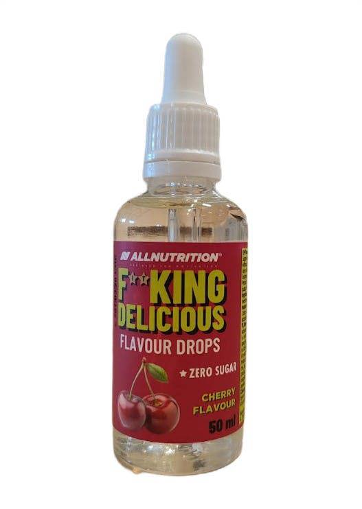 Allnutrition Fitking Delicious Flavour Drops, Cherry - 50 ml.