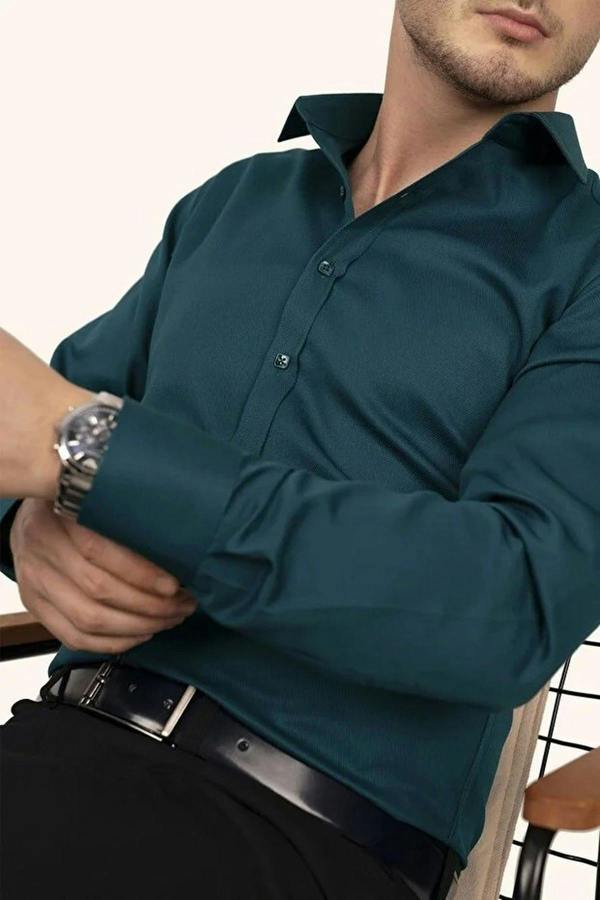 WOVCOR Button-Down Slim Fit Men’s Shirt