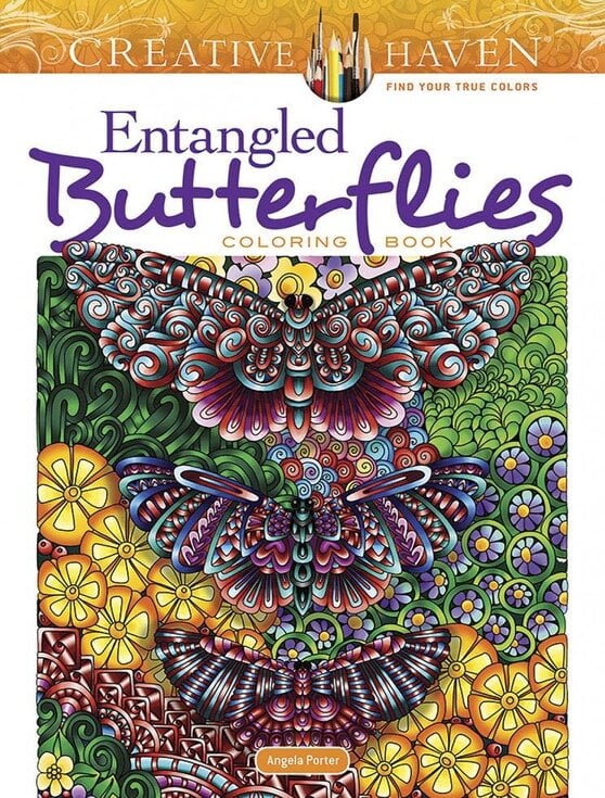 Creative Haven Entangled Butterflies Coloring Book - Angela Porter - Creative Haven