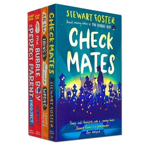 Stewart Foster The Bubble Boy 4 Book Set Check Mates, The Bubble Boy & more