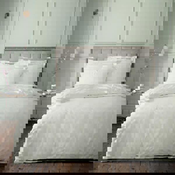 Bianca 180 Thread Count Egyptian Cotton Duvet Cover Set Cream