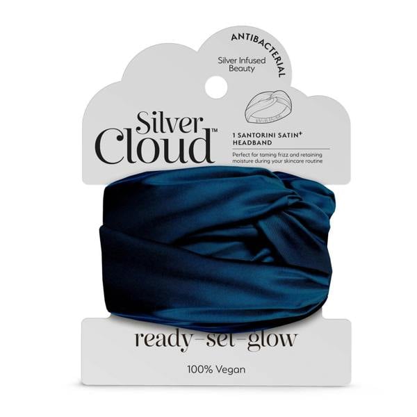 Silver Cloud Beauty Silver Cloud Satin+ Headband Santorini Navy