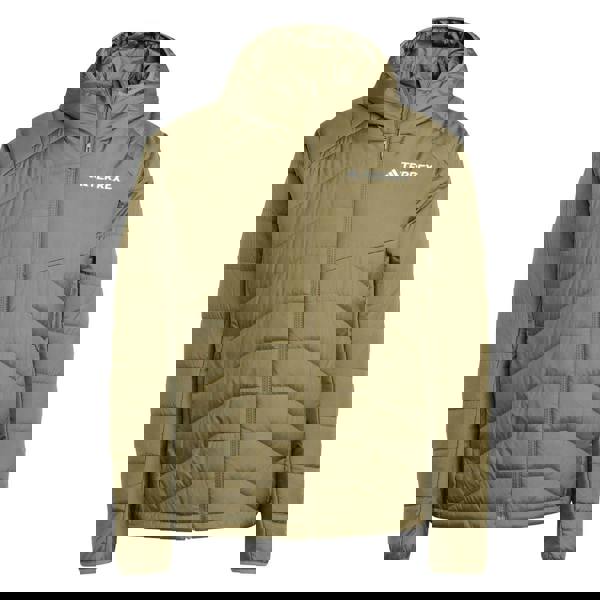 Adidas Unisex Adult Terrex Multi Synthetic Insulated Hooded Jacket - Olive - 