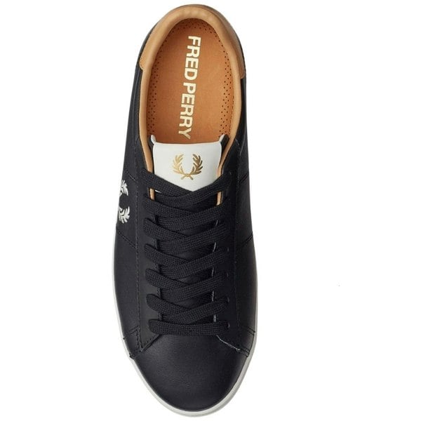 Fred Perry Spencer Vulc Leather B8350 102 Trainers - Black