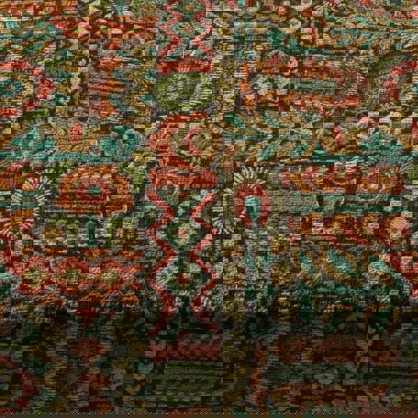 Durable wooden frame bench with premium multi-coloured fabric