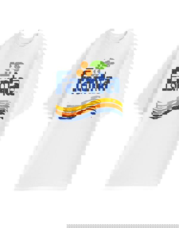 Coca Cola Fanta Mens White Logo Short Sleeve Short Leg Pyjama Set