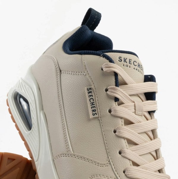 Skechers UNO - ALDER Mens Trainers White Blue