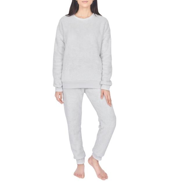 Smart Living Ladies Fleece Hoodie & Jogger Set - Grey