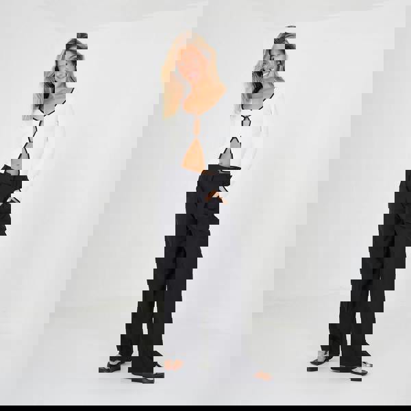 Brave Soul White Ribbed Knitted V-Neck Cardigan - White Image 3