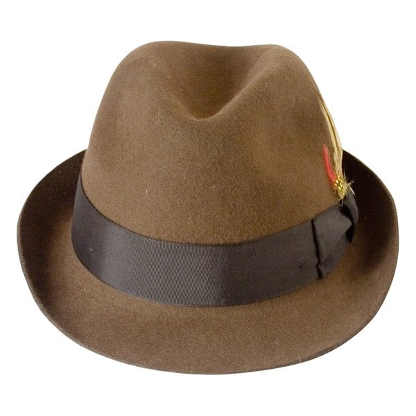 Gamble & Gunn 'Kempton' Brown Fedora